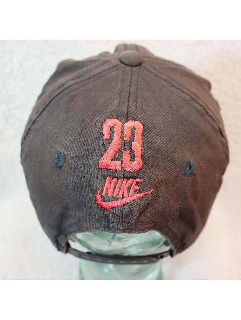Nike Jumpman Air Jordan Hat Youth OS Snapback Black Vtg 90s